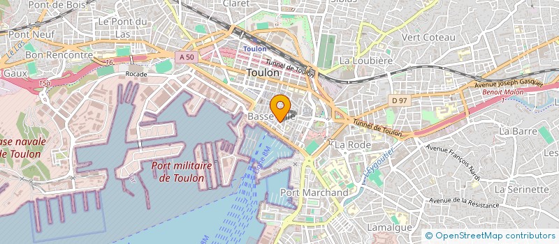 localisation de l'entreprise MONSIEUR JEAN-MARC MIGNEREY  TOULON