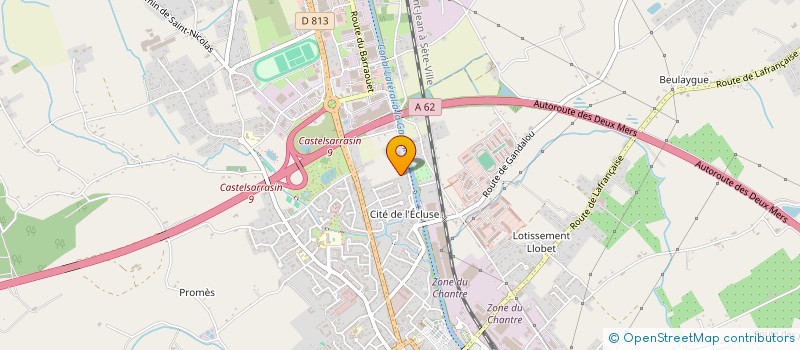 localisation de l'entreprise MONSIEUR JEAN-MARC MINELLI  CASTELSARRASIN