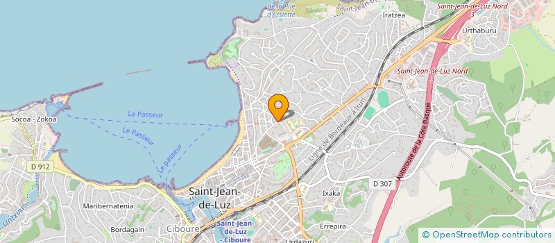 localisation de l'entreprise MONSIEUR JEAN-MARC MINIER à SAINT-JEAN-DE-LUZ