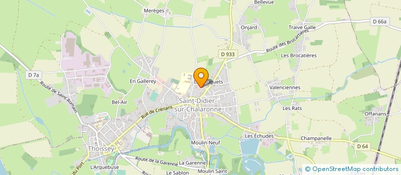 localisation de l'entreprise MONSIEUR JEAN-MARC MOREL à SAINT-DIDIER-SUR-CHALARONNE