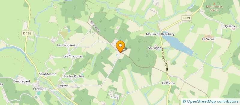 localisation de l'entreprise MONSIEUR JEAN-MARC MORIZOT  OZOLLES