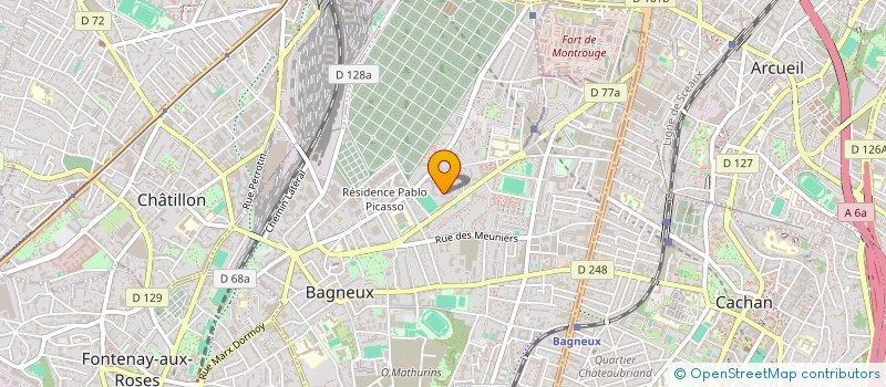 localisation de l'entreprise MONSIEUR JEAN-MARC MOSER à BAGNEUX
