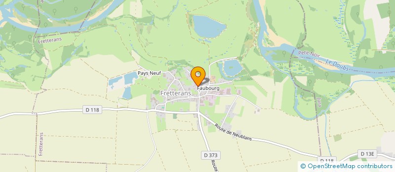 localisation de l'entreprise MONSIEUR JEAN-MARC MOUILLEBOUCHE  FRETTERANS