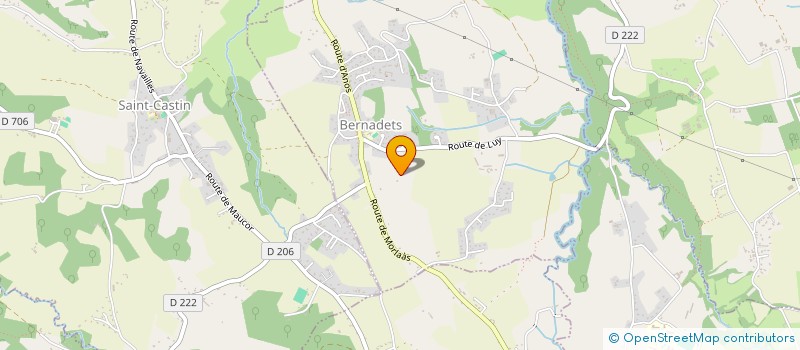 localisation de l'entreprise MONSIEUR JEAN MARC MOUREU  BERNADETS