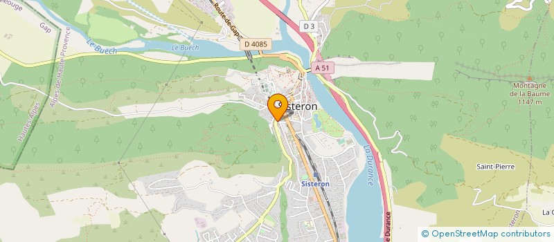 localisation de l'entreprise MONSIEUR JEAN-MARC MURRIS  SISTERON