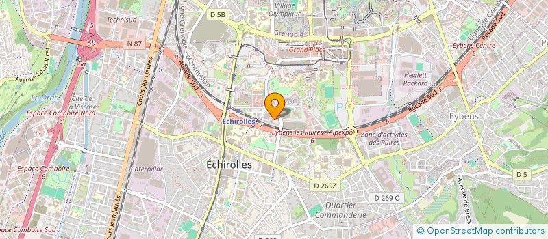 localisation de l'entreprise MONSIEUR JEAN-MARC N'DA à ECHIROLLES