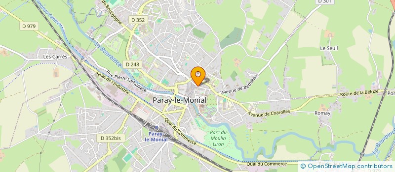 localisation de l'entreprise MONSIEUR JEAN-MARC NESME à PARAY-LE-MONIAL