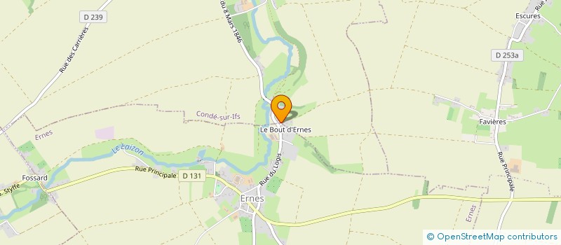 localisation de l'entreprise MONSIEUR JEAN-MARC NIARD  CONDE-SUR-IFS