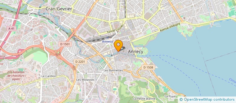 localisation de l'entreprise MONSIEUR JEAN-MARC NOUVEAU à ANNECY