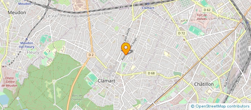 localisation de l'entreprise MONSIEUR JEAN-MARC OLLIVIER à CLAMART