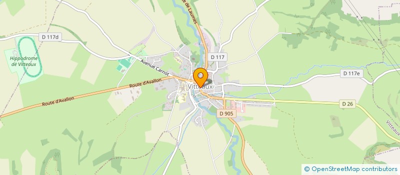 localisation de l'entreprise MONSIEUR JEAN-MARC OUDART à VITTEAUX