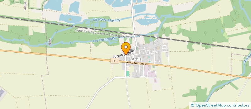 localisation de l'entreprise MONSIEUR JEAN-MARC OUDIN  ATHIS