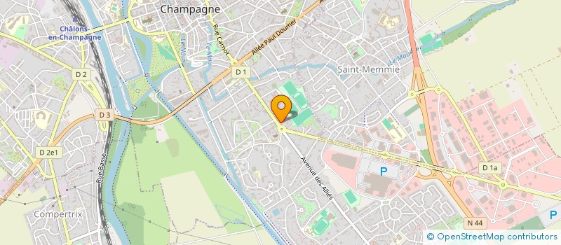 localisation de l'entreprise MONSIEUR JEAN MARC OUDIN  CHALONS-EN-CHAMPAGNE