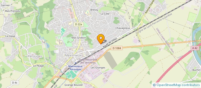 localisation de l'entreprise MONSIEUR JEAN-MARC OUSDIAN à MEXIMIEUX