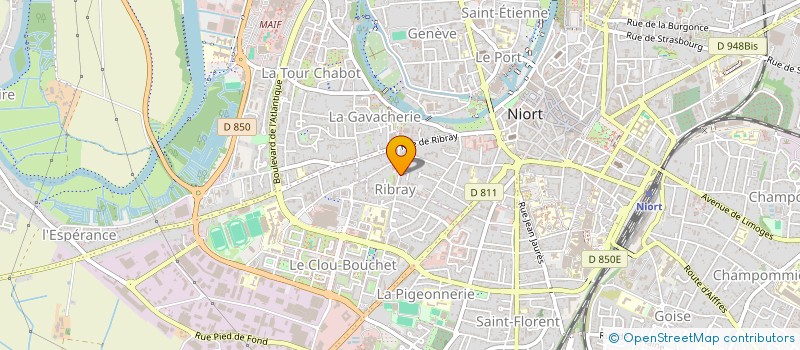 localisation de l'entreprise MONSIEUR JEAN-MARC PACHETEAU à NIORT