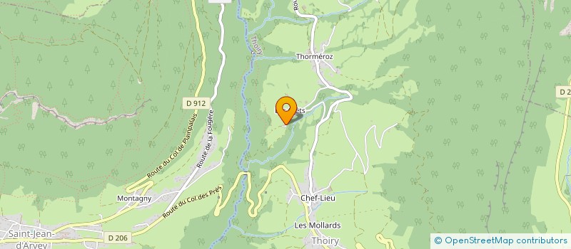 localisation de l'entreprise MONSIEUR JEAN-MARC PACHOUD  THOIRY