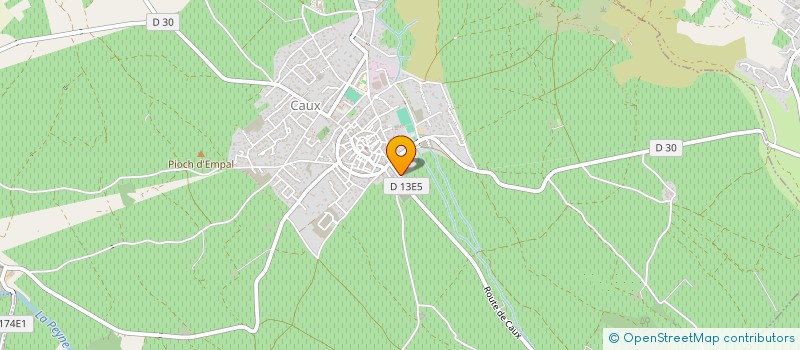 localisation de l'entreprise MONSIEUR JEAN-MARC PAINSET  CAUX