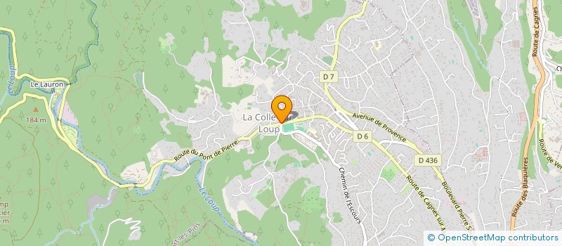 localisation de l'entreprise MONSIEUR JEAN-MARC PALMAS-GERAUD à LA COLLE-SUR-LOUP