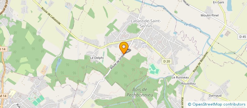 localisation de l'entreprise MONSIEUR JEAN-MARC PANEGOS à LABASTIDE-SAINT-SERNIN