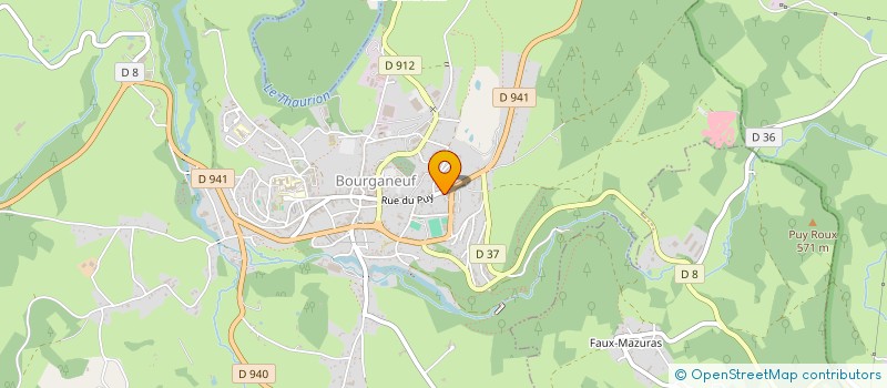 localisation de l'entreprise MONSIEUR JEAN-MARC PAROT à BOURGANEUF