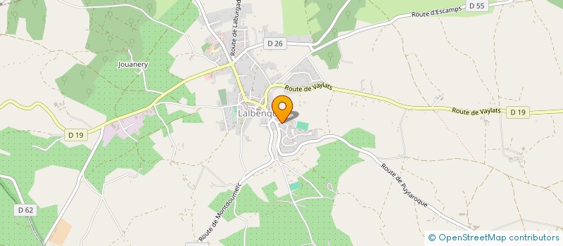 localisation de l'entreprise MONSIEUR JEAN MARC PARRE  BELFORT-DU-QUERCY