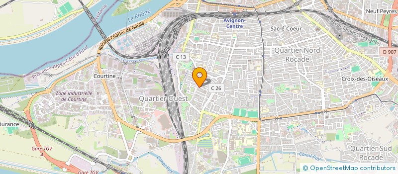 localisation de l'entreprise MONSIEUR JEAN-MARC PATRAC  AVIGNON