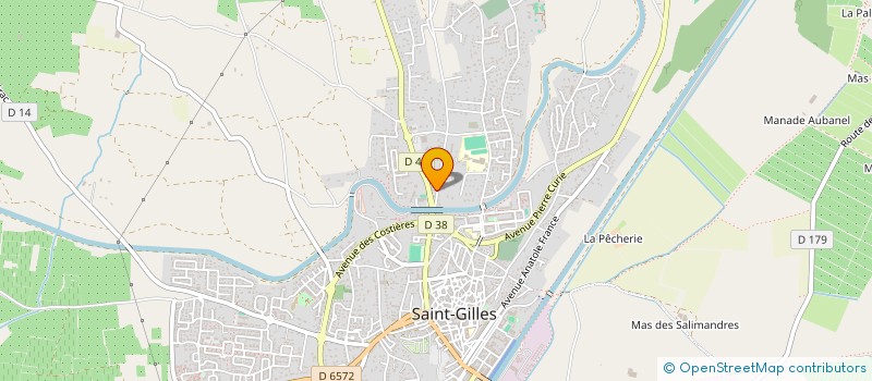 localisation de l'entreprise MONSIEUR JEAN-MARC PAYET à SAINT-GILLES