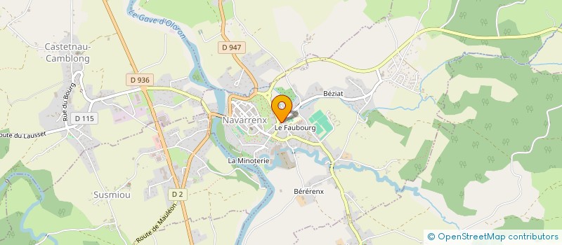 localisation de l'entreprise MONSIEUR JEAN MARC PEDARZACQ  BUGNEIN