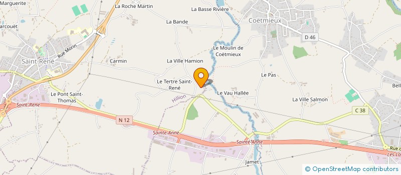 localisation de l'entreprise MONSIEUR JEAN-MARC PELE  POMMERET