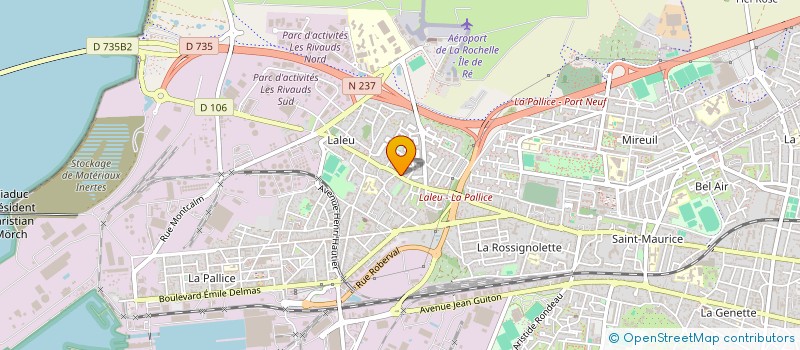 localisation de l'entreprise MONSIEUR JEAN-MARC PELLETIER  LA ROCHELLE