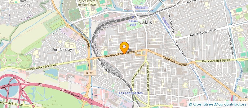 localisation de l'entreprise MONSIEUR JEAN-MARC PELLETIER  CALAIS