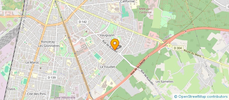 localisation de l'entreprise MONSIEUR JEAN-MARC PELLETIER  LE MANS