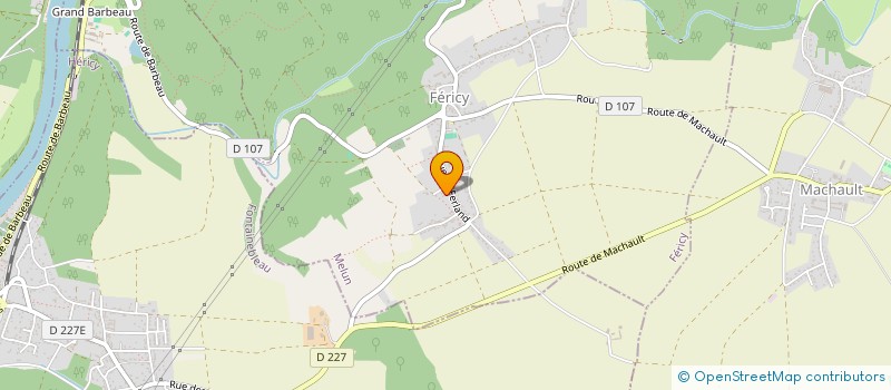 localisation de l'entreprise MONSIEUR JEAN-MARC PELLISSIER  FERICY