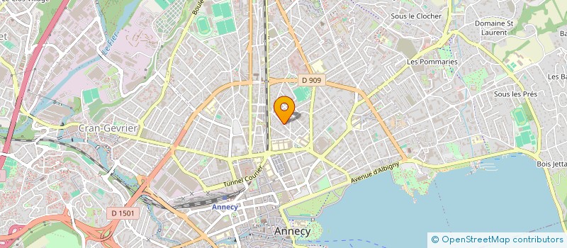 localisation de l'entreprise MONSIEUR JEAN-MARC PERGOD à ANNECY