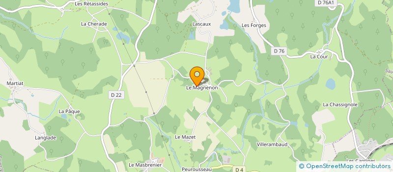 localisation de l'entreprise MONSIEUR JEAN MARC PERRIN à SAINT-VAURY