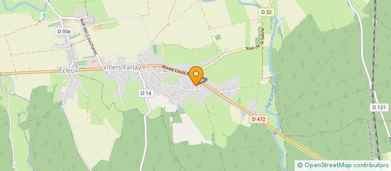 localisation de l'entreprise MONSIEUR JEAN-MARC PERRODIN  VILLERS-FARLAY