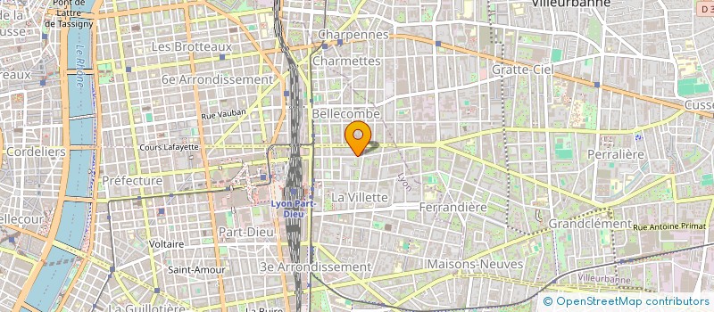 localisation de l'entreprise MONSIEUR JEAN-MARC PESCREMINOZ  LYON 3EME