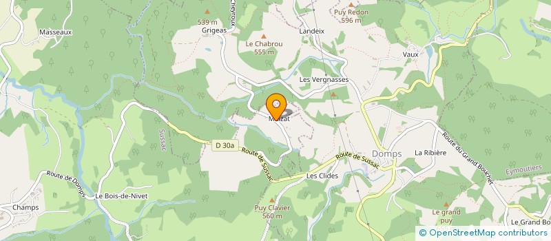 localisation de l'entreprise MONSIEUR JEAN-MARC PETIGNAUD à SUSSAC