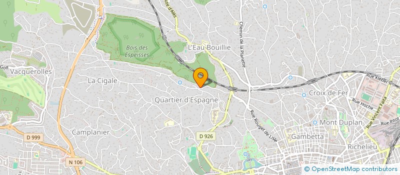 localisation de l'entreprise MONSIEUR JEAN MARC PEYRON  NIMES