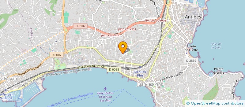 localisation de l'entreprise MONSIEUR JEAN-MARC PHILIPPE à ANTIBES
