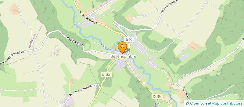 localisation de l'entreprise MONSIEUR JEAN-MARC PICARD  BELLENCOMBRE