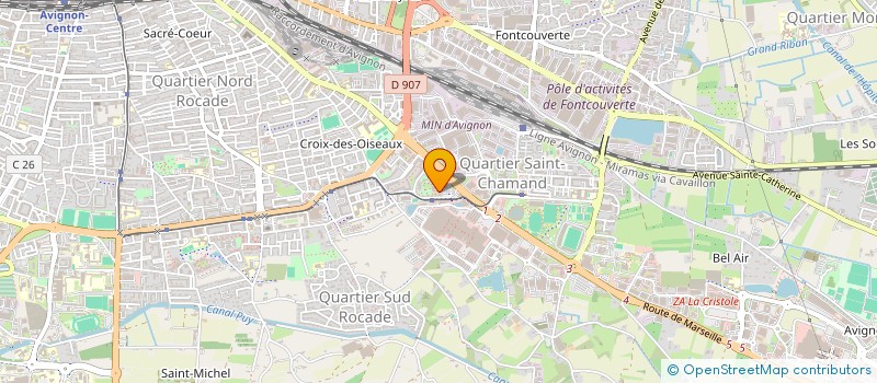 localisation de l'entreprise MONSIEUR JEAN-MARC PICARD-LEMOINE  AVIGNON