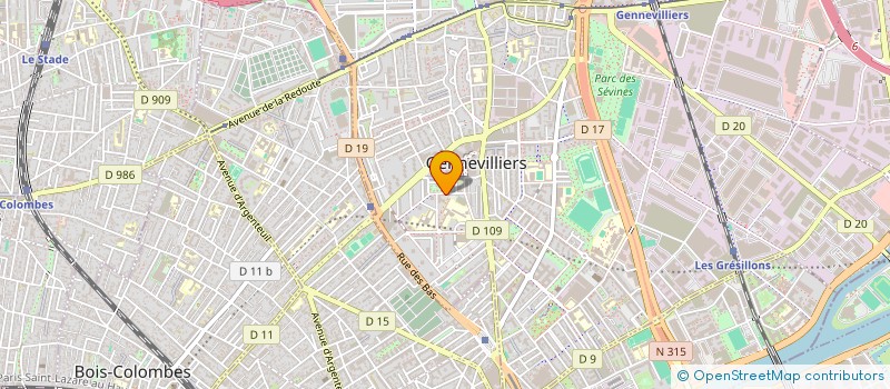 localisation de l'entreprise MONSIEUR JEAN-MARC PICARD LEMOINE  GENNEVILLIERS