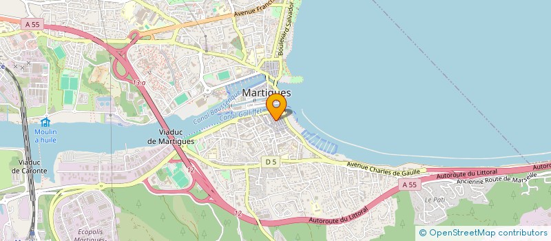 localisation de l'entreprise MONSIEUR JEAN MARC PICO à MARTIGUES