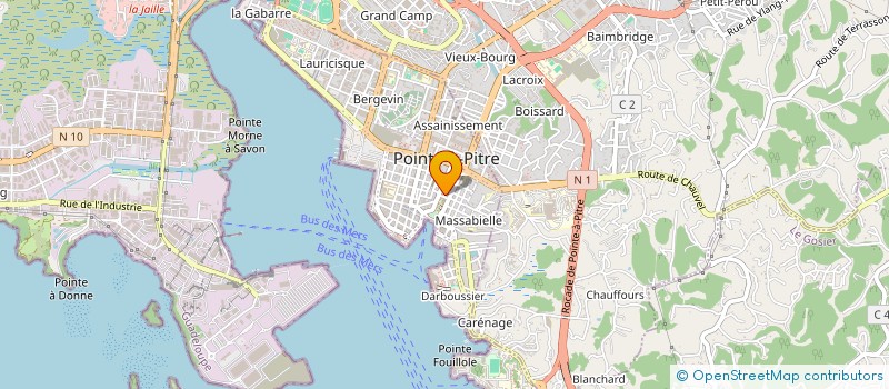 localisation de l'entreprise MONSIEUR JEAN-MARC PIERROT à POINTE-A-PITRE