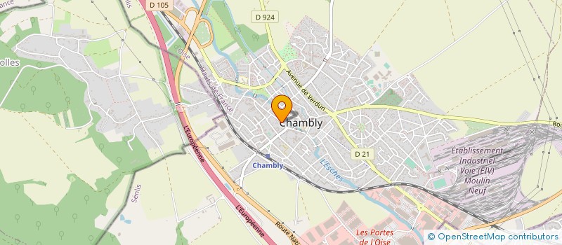 localisation de l'entreprise MONSIEUR JEAN MARC PINON  CHAMBLY