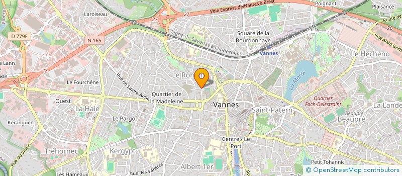 localisation de l'entreprise MONSIEUR JEAN-MARC PITRE à VANNES