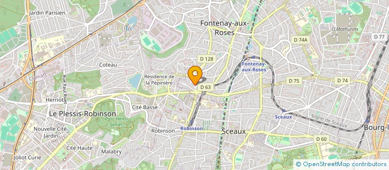 localisation de l'entreprise MONSIEUR JEAN-MARC POIRIER  FONTENAY-AUX-ROSES