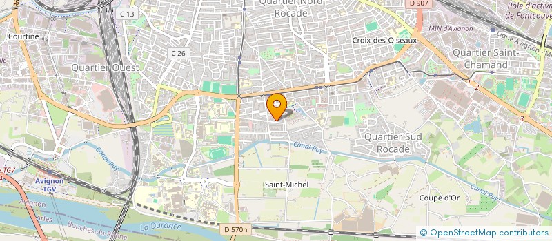 localisation de l'entreprise MONSIEUR JEAN-MARC PONGE à AVIGNON