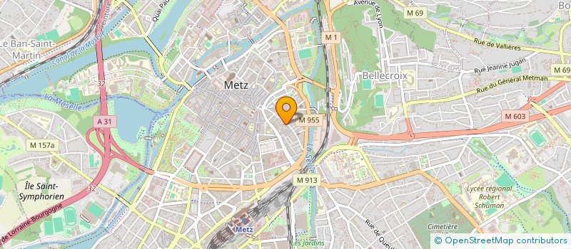 localisation de l'entreprise MONSIEUR JEAN-MARC PONS  METZ